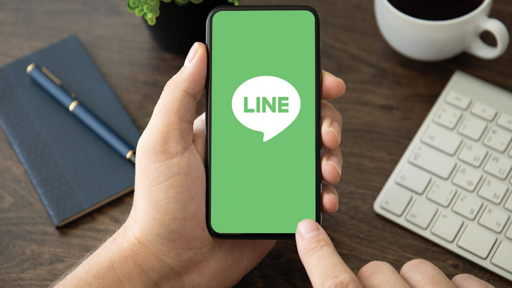 aplicación de line