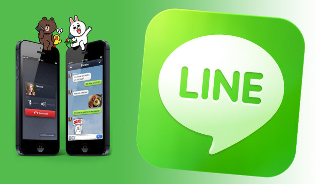 aplicación de line