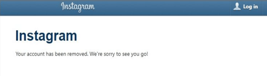  disabled instagram account