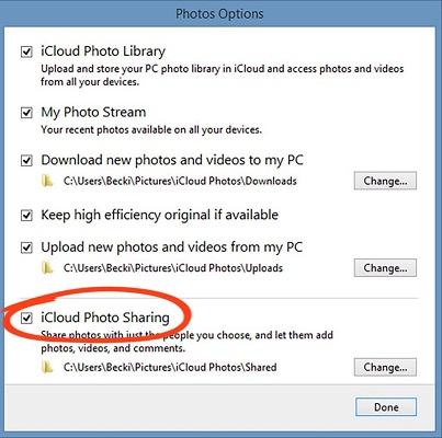 how to get photos from icloud shared album to computer