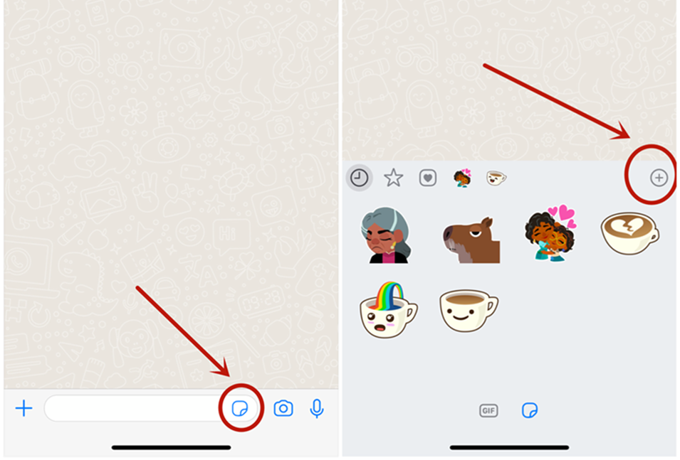 كيفية تنزيل ملصق whatsapp