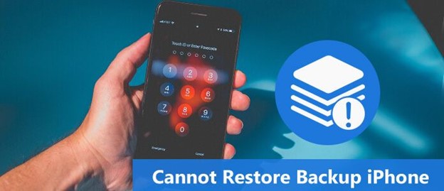 إصلاح iphone  لا يمكن استعادة النسخ الاحتياطي