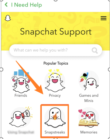 Recupera la tua serie Snapchat dopo che è scomparsa