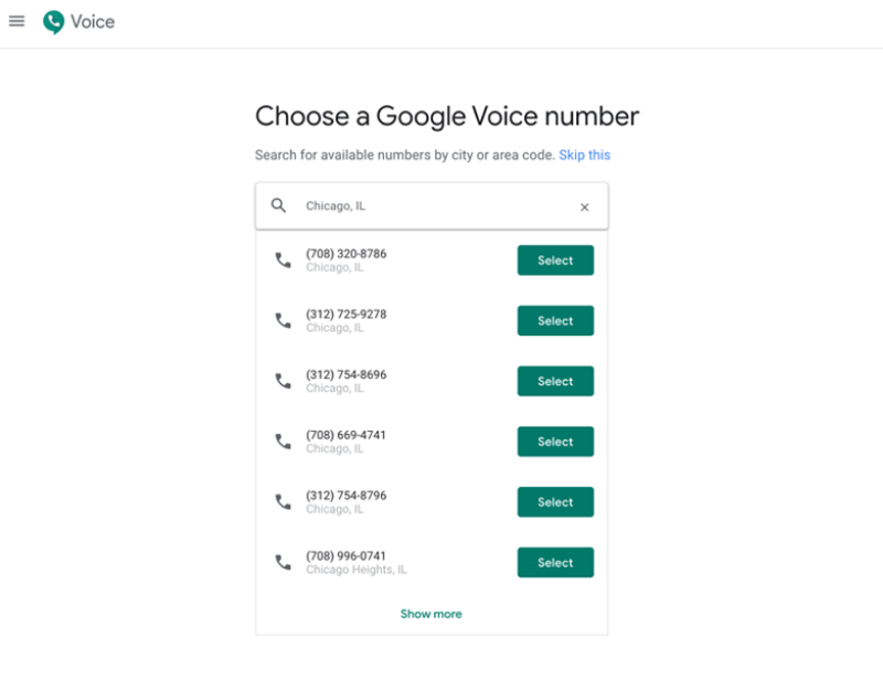 membuat nomor ponsel google voice