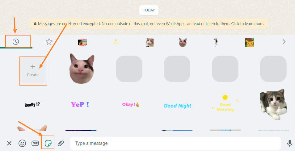 Here's a tutorial on how to create your own sticker on WhatsApp Web