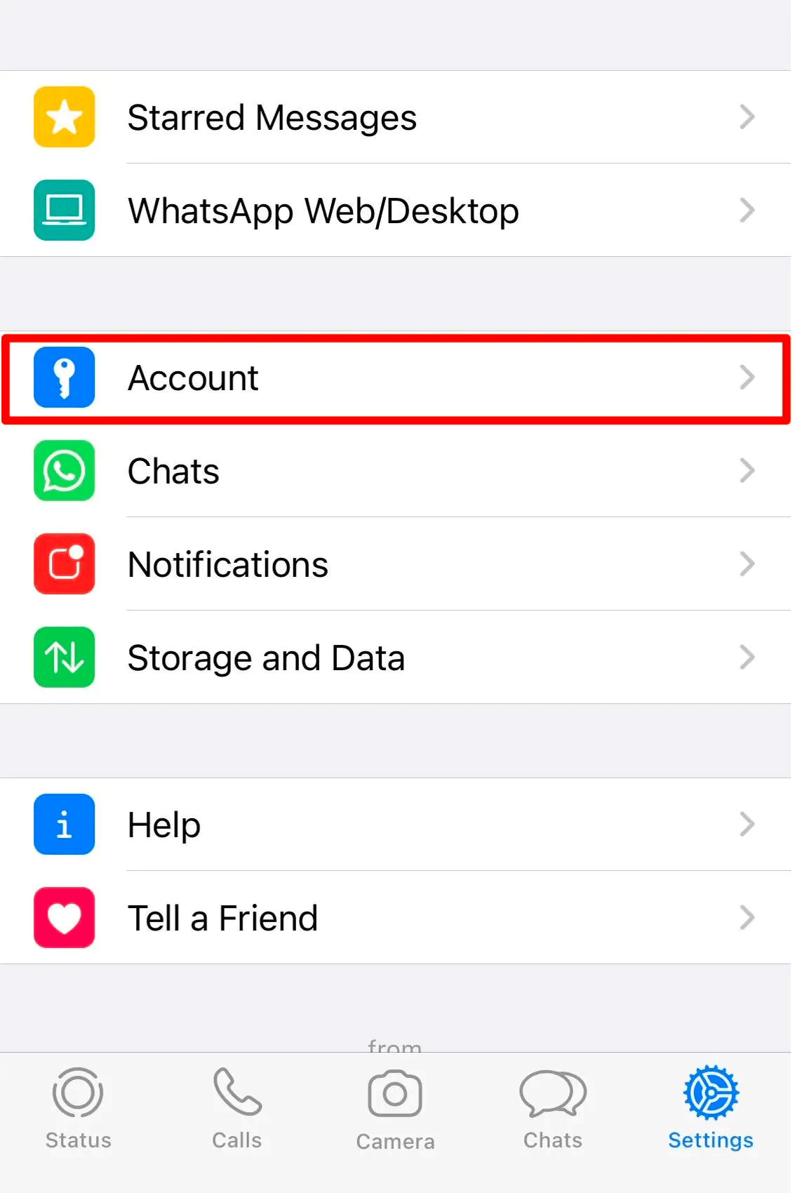 desbloquear en WhatsApp