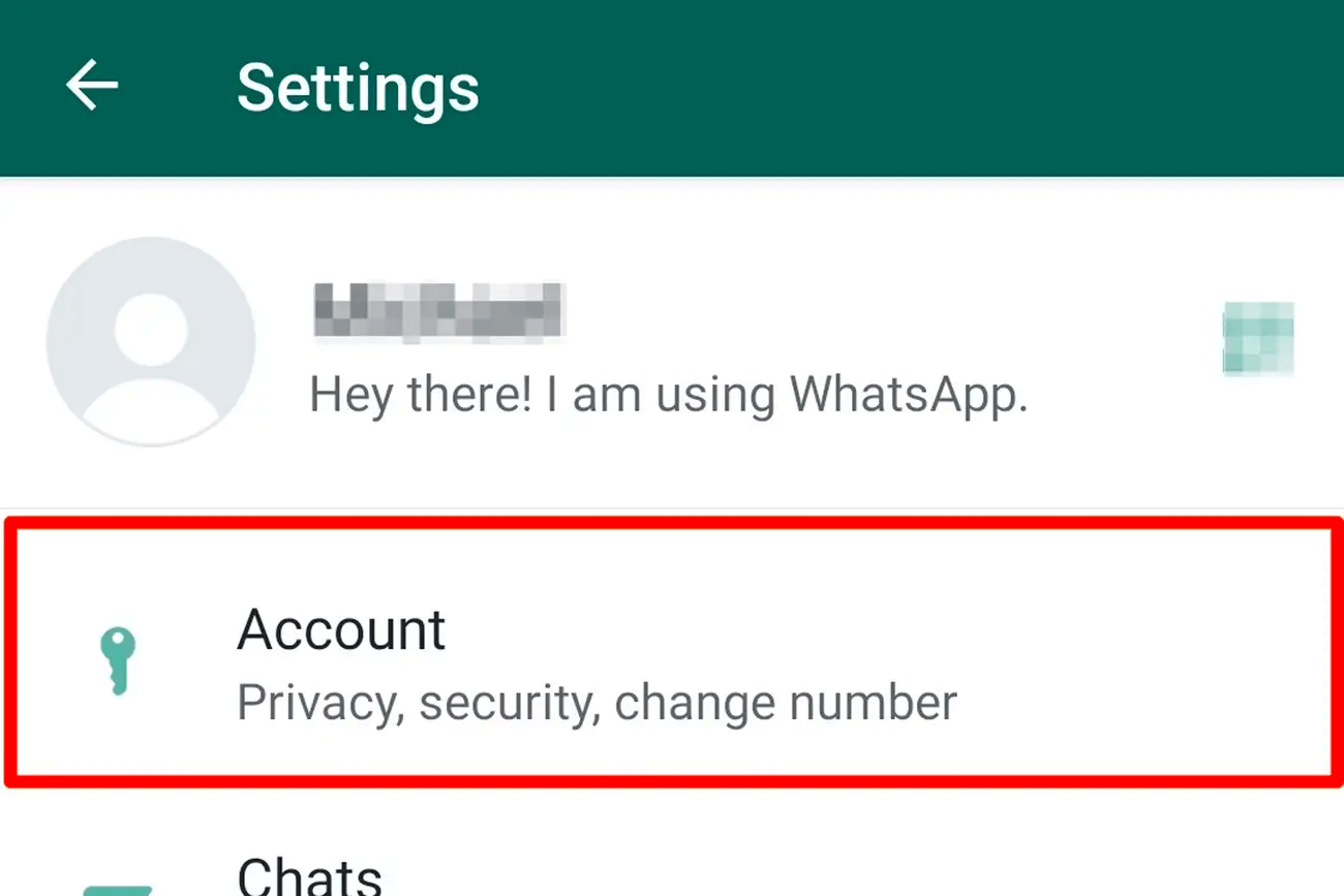 block on WhatsApp
