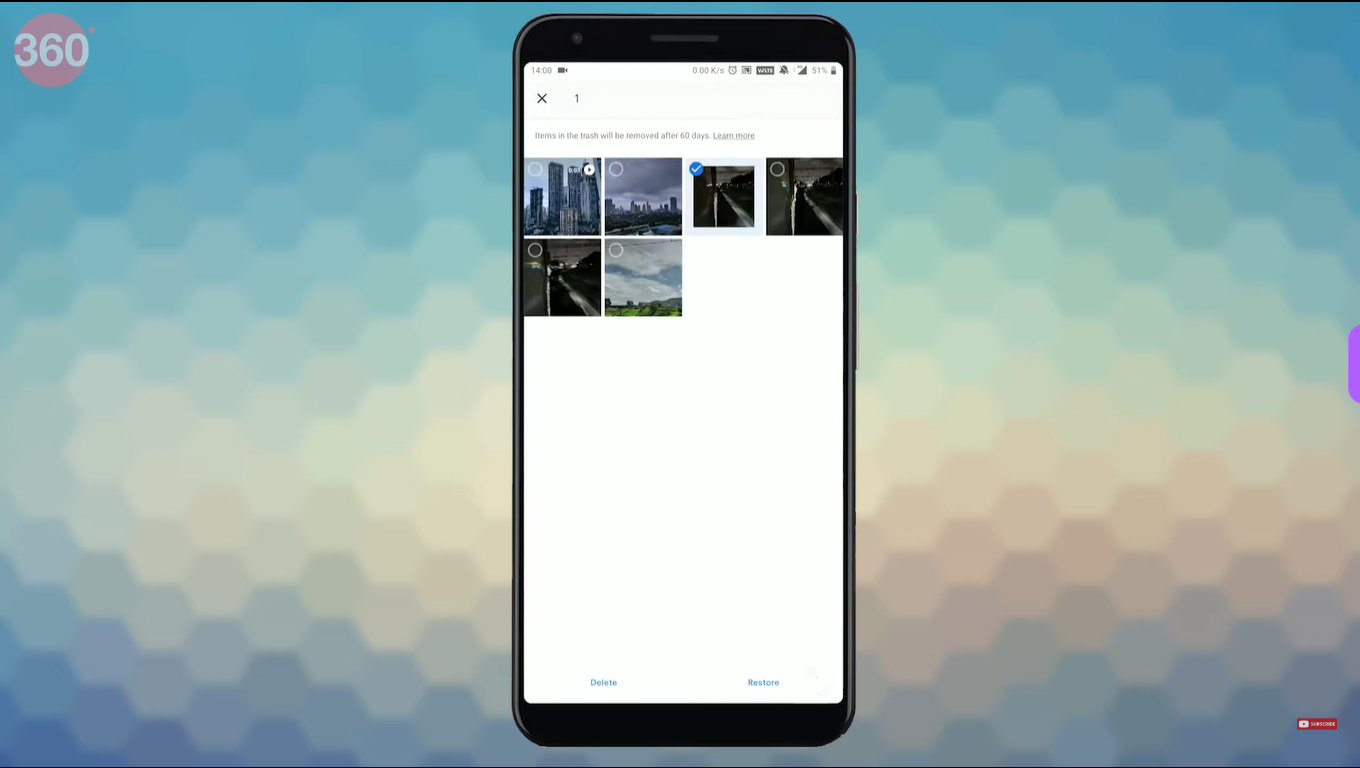 60- days limitation by Google Photos for Recovery.