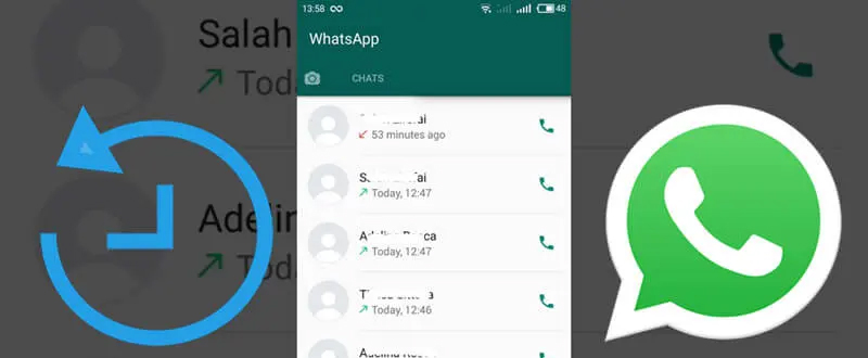 Historique des appels vidéo sur whatsapp