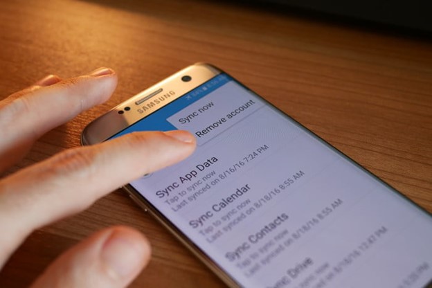 remove account from Samsung mobile