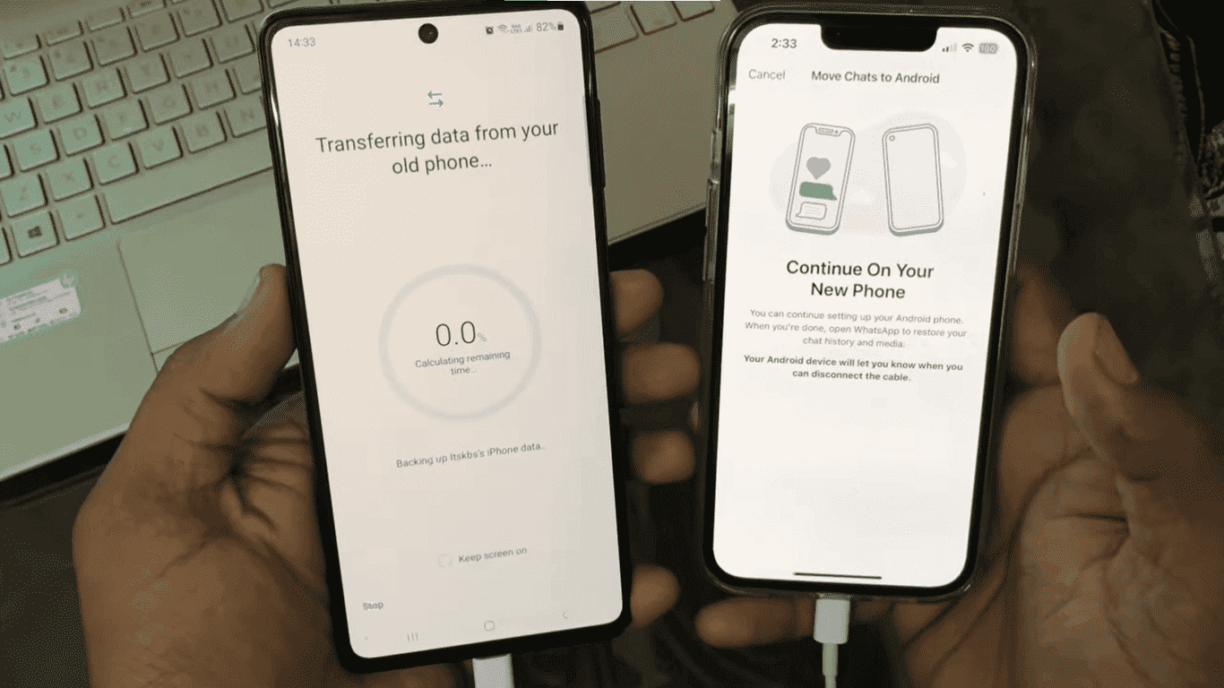 Trasferimento di dati da iPhone ad Android