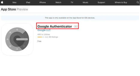 download the google authenticator application