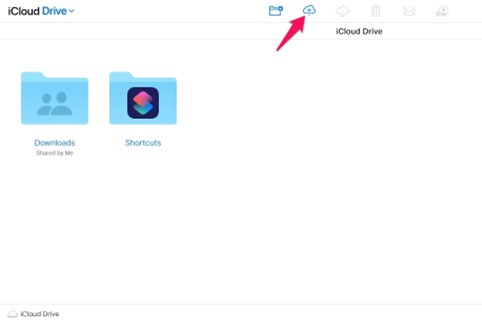 upload photos to icloud