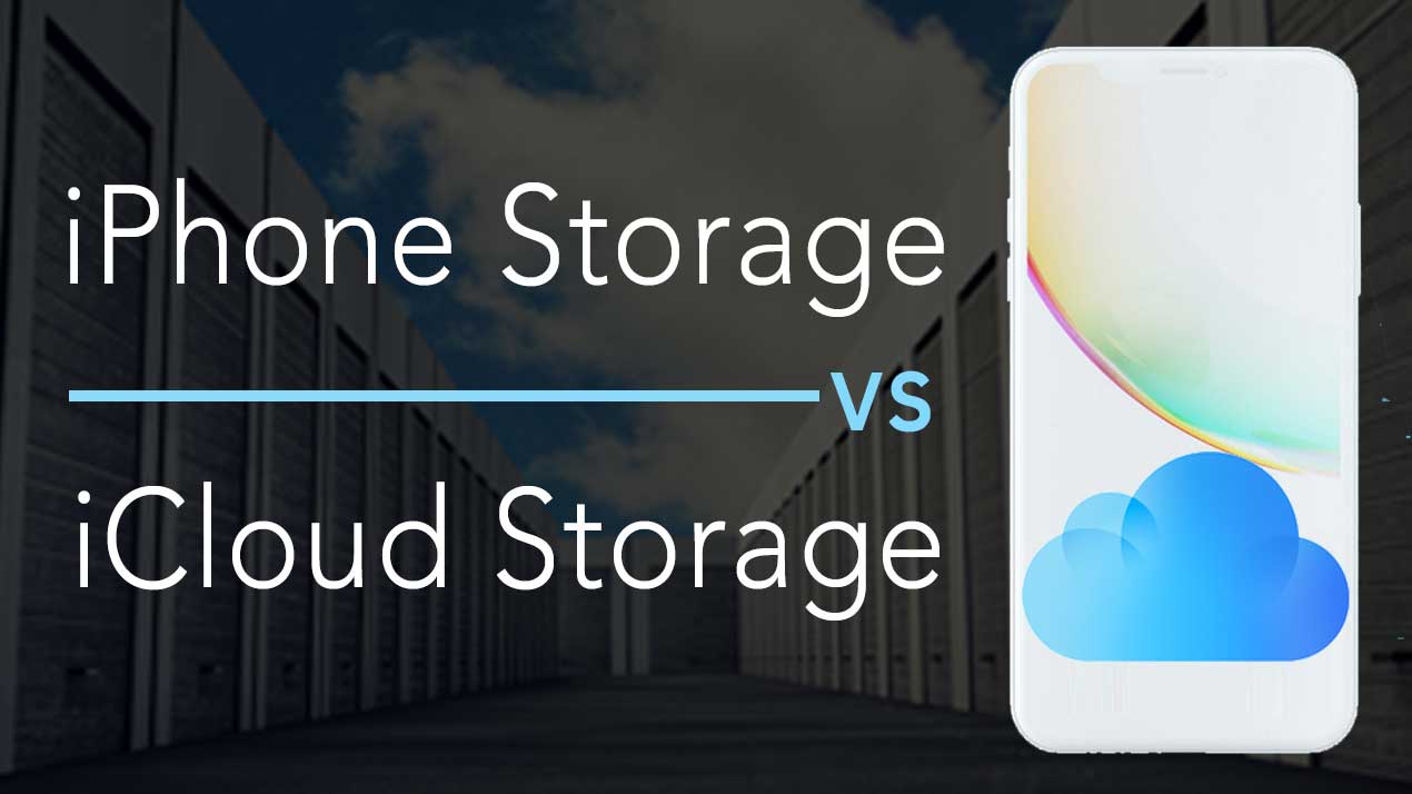 stockage icloud vs. stockage iphone