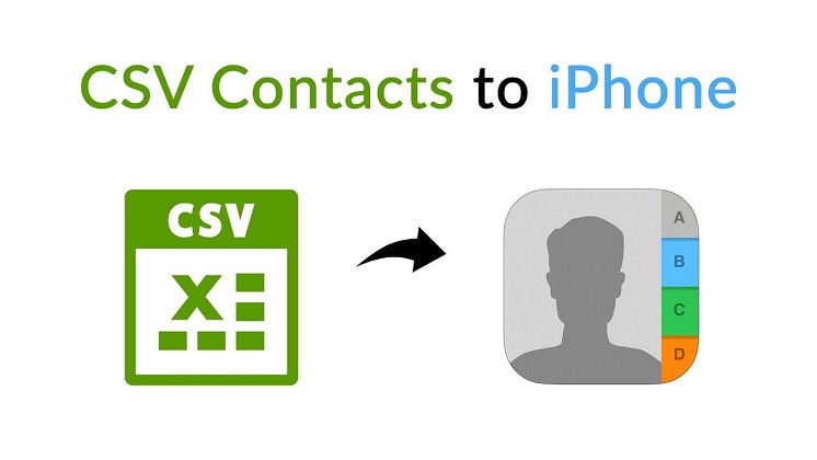 import csv to iphone