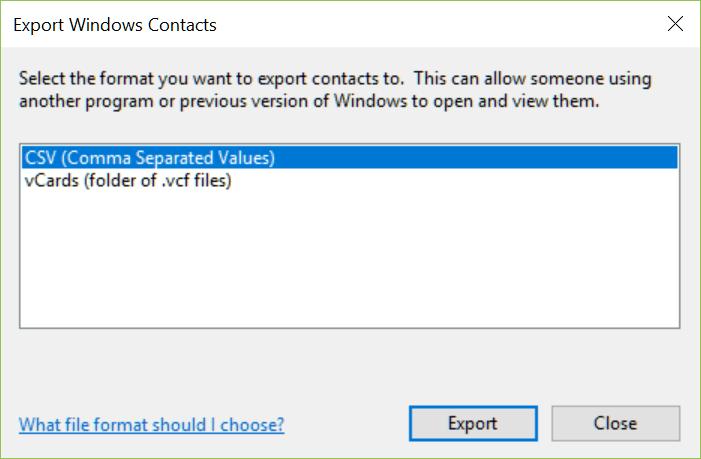 select csv