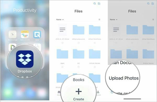 فتح ملف heic في dropbox