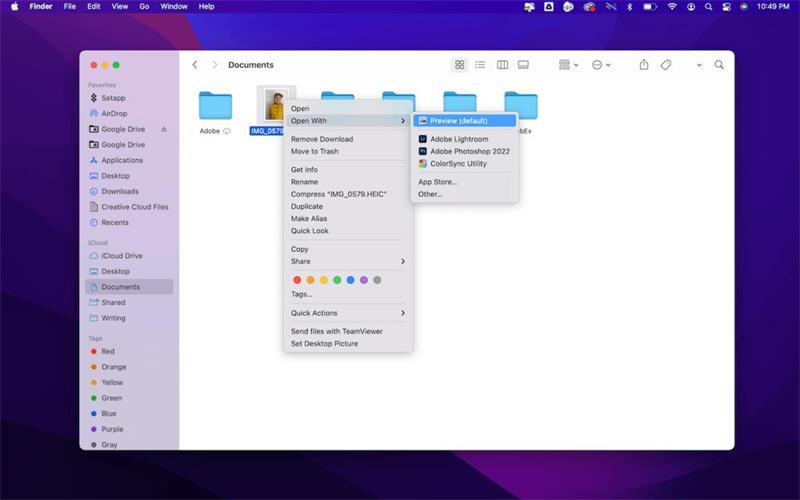 open heic files on mac