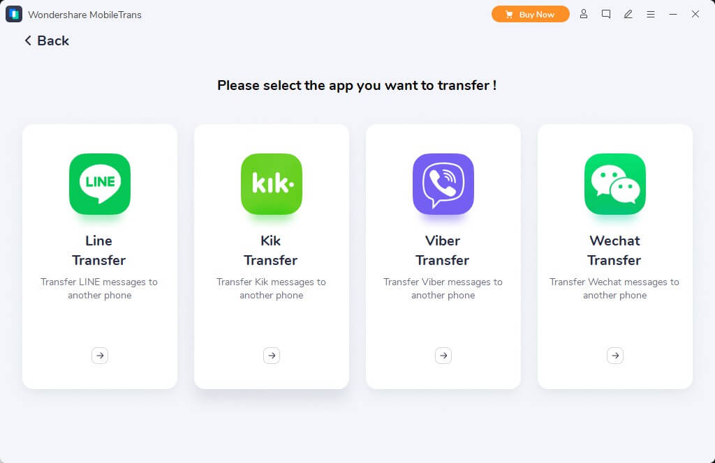 transfert par wechat