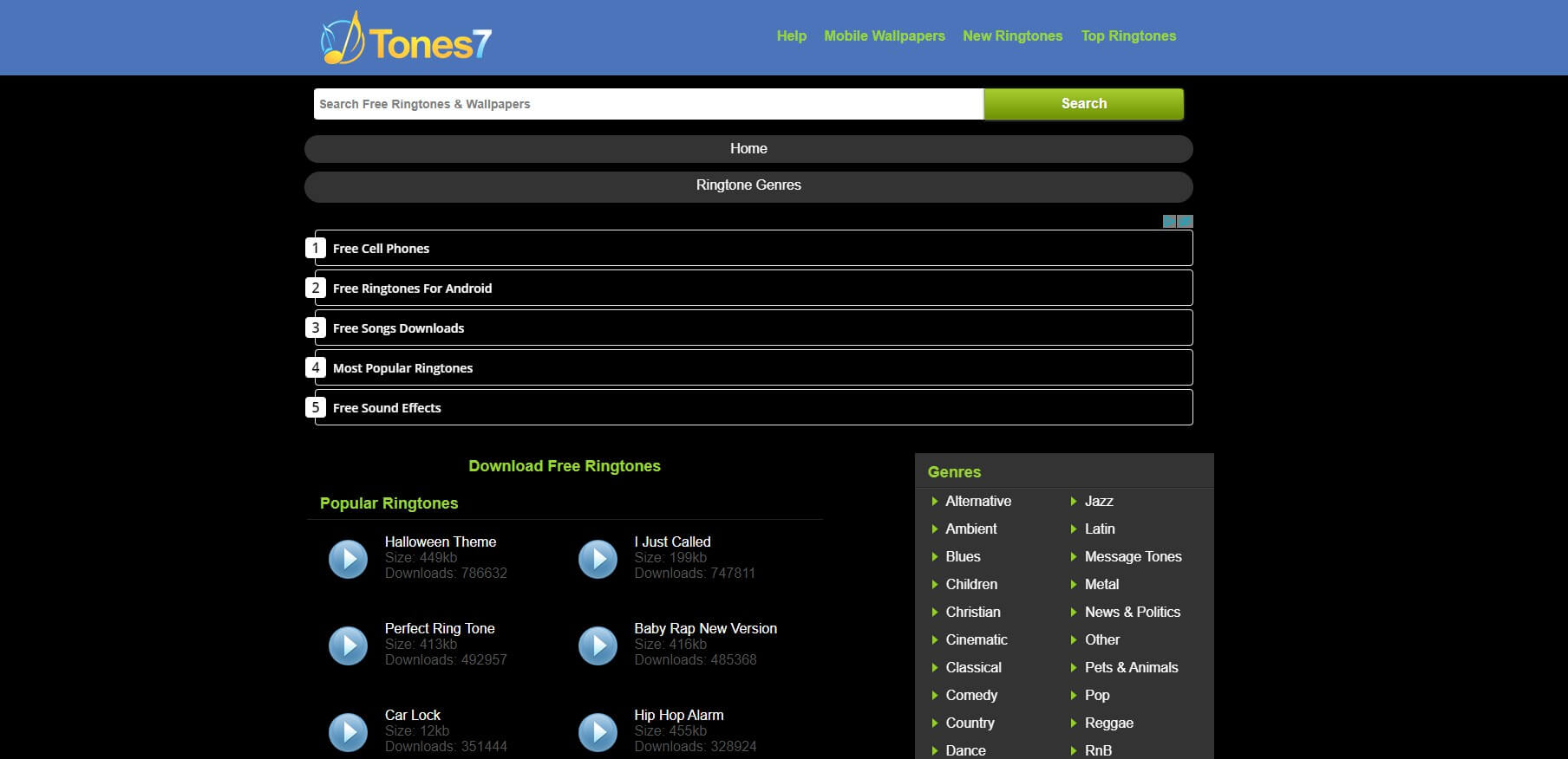 5 Free Ringtone Download Websites