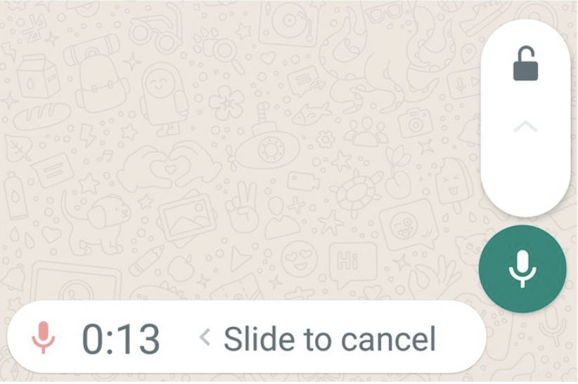 envía Mensajes de voz en whatsapp