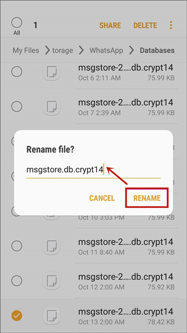 Recover deleted WhatsApp messages without backup