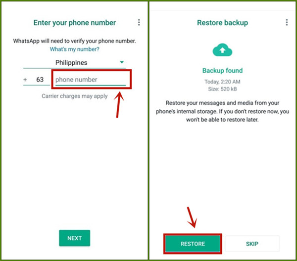 how to recover deleted whatsapp messages on android