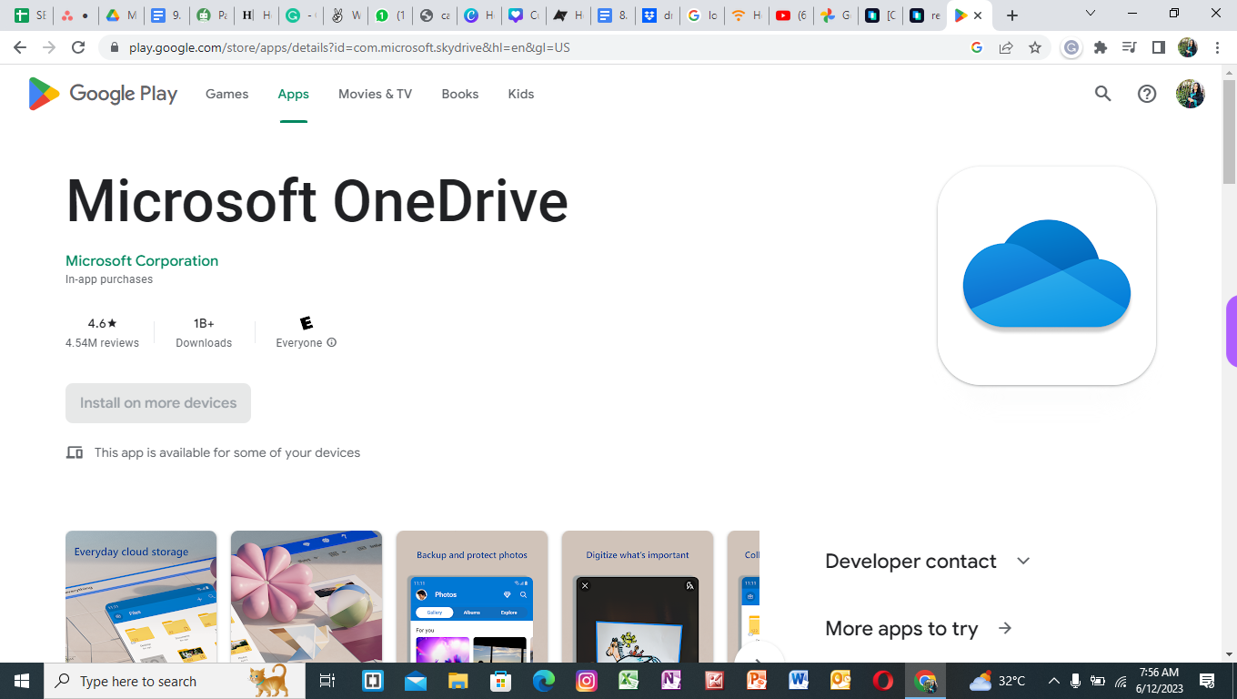 Microsoft OneDrive.