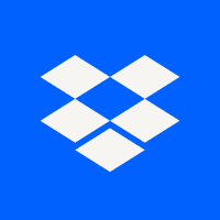 Logo of Dropbox.