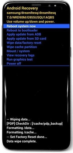 recovery mode galaxy s8