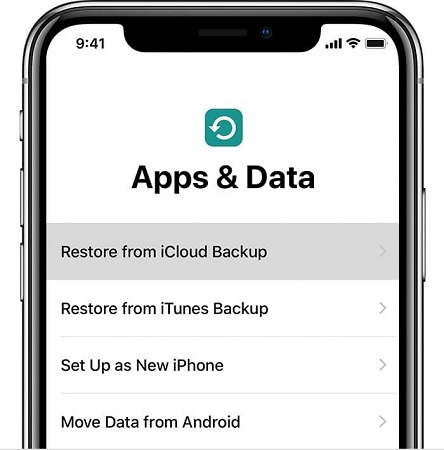 restaurar fotos do iphone de backups do icloud