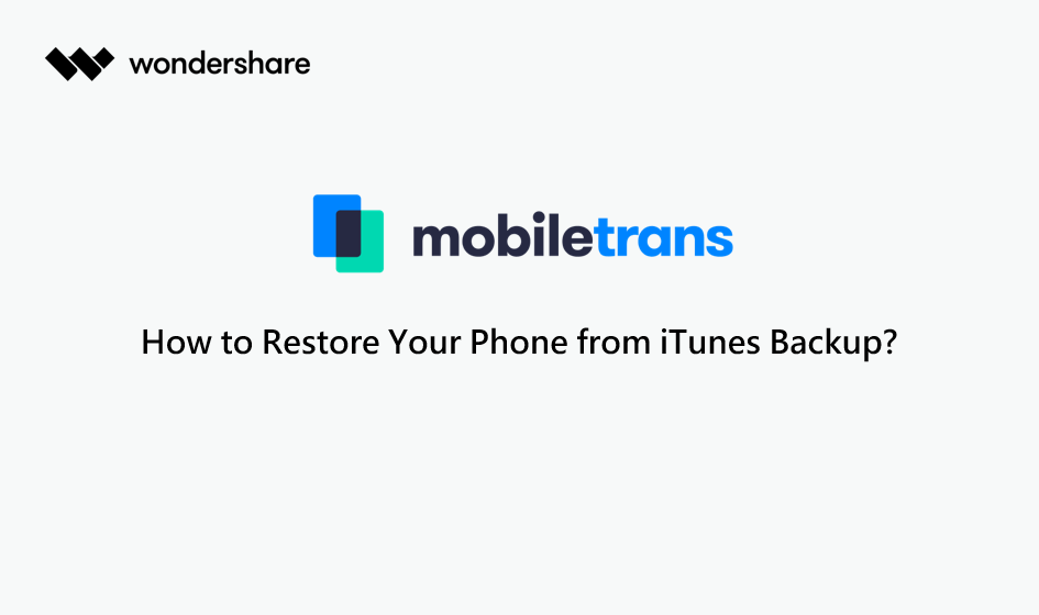 restore from itunes