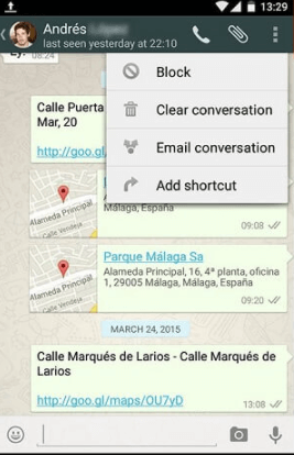  conversación por correo electrónico