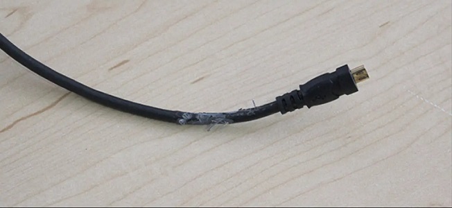 prueba con diferentes cables