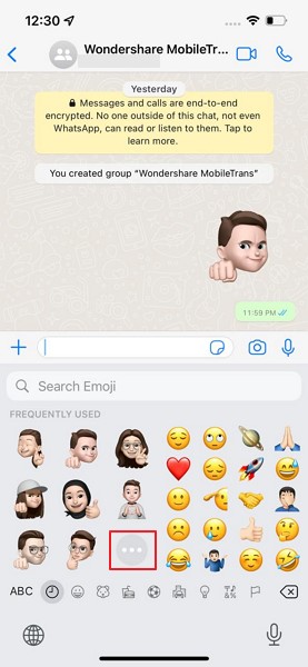 Memoji stickers outlet whatsapp