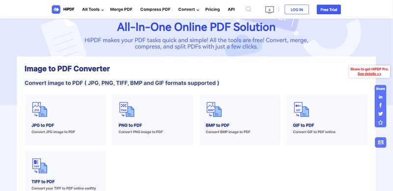 hipdf image to pdf converter