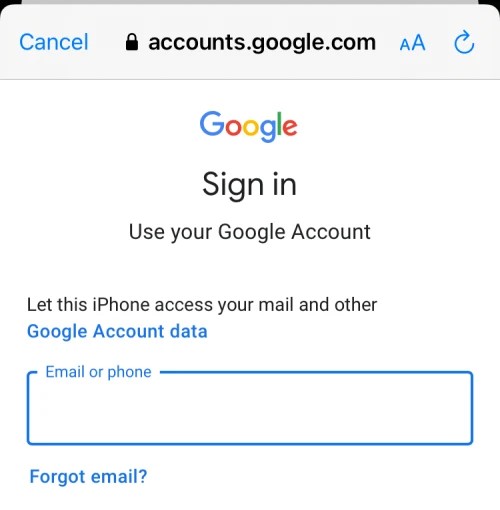 تسجيل الدخول إلى gmail