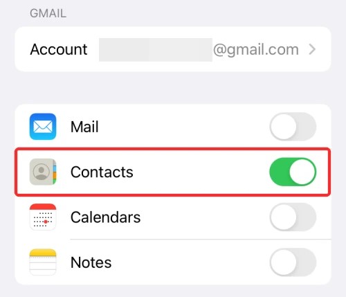 sync contacts