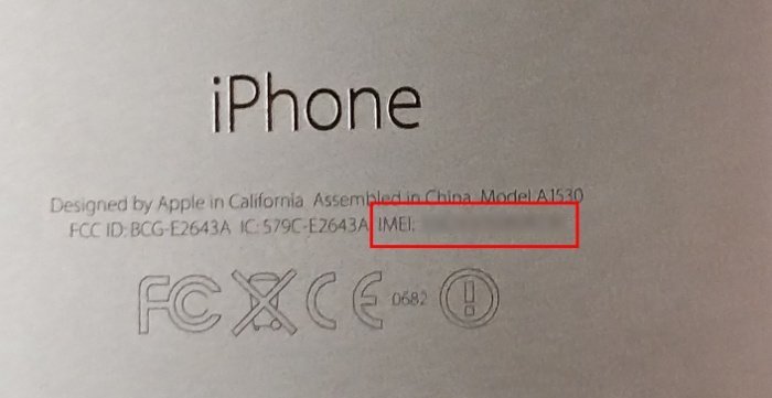 rastrear e encontrar iphone com número IMEI