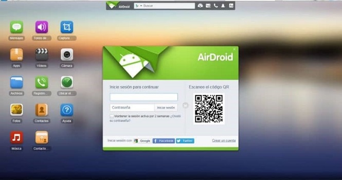 transfer contacts from pc to android with airdroid