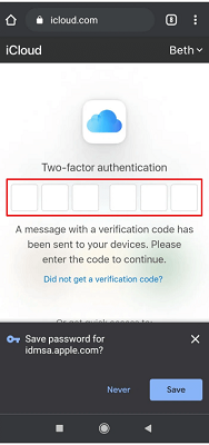Usa l'ID Apple per accedere