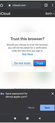 confirm trusted browser