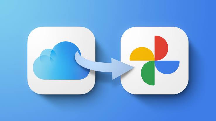 transfer from iCloud photos to google photos