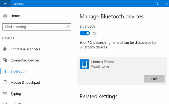 Fotos per Bluetooth auf den PC übertragen