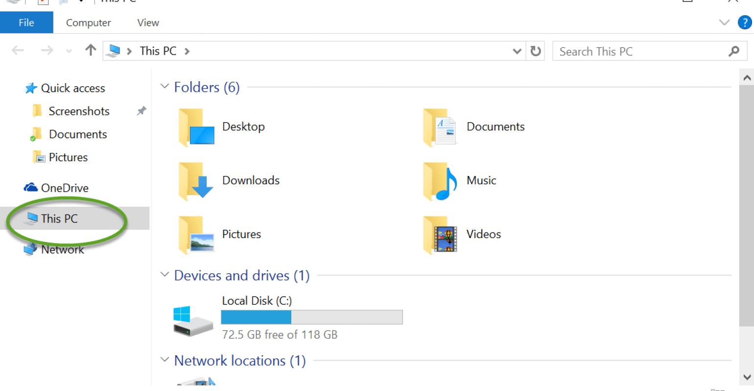 transfer photos with file explorer