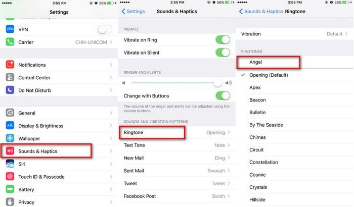 how to send ringtone to another phone
