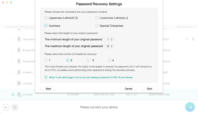 decrypting your iPhone backup password