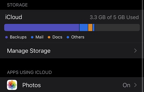 фотографии icloud