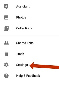 sync with google photos