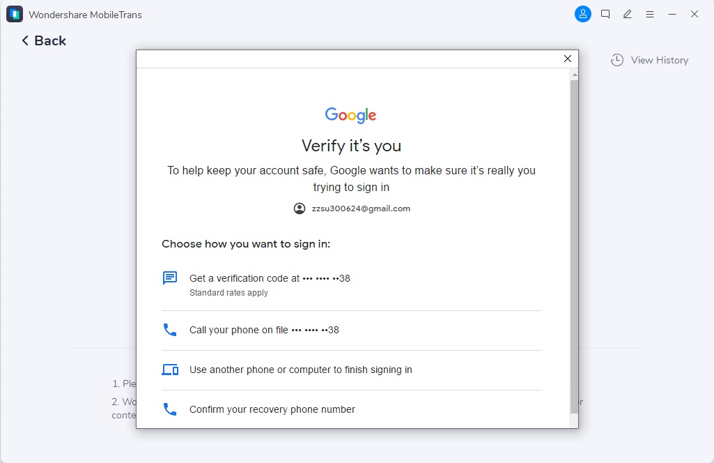 verify your identity